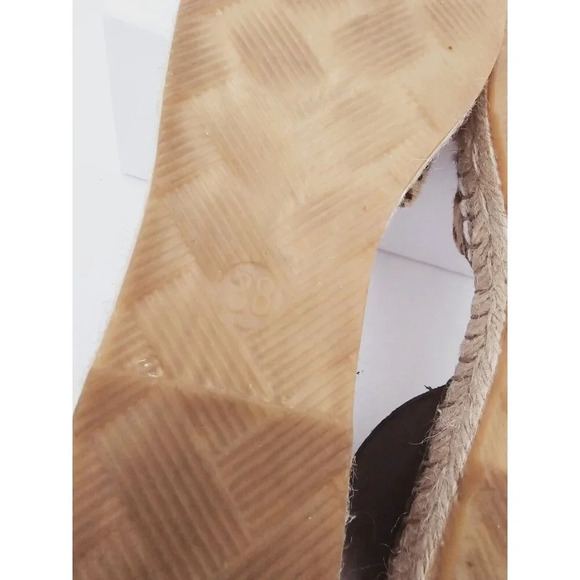 Miz Mooz Adonis Leopard Cheetah Raffia Espadrille Loafer Flats Shoes 38 7.5 8 - Picture 9 of 9